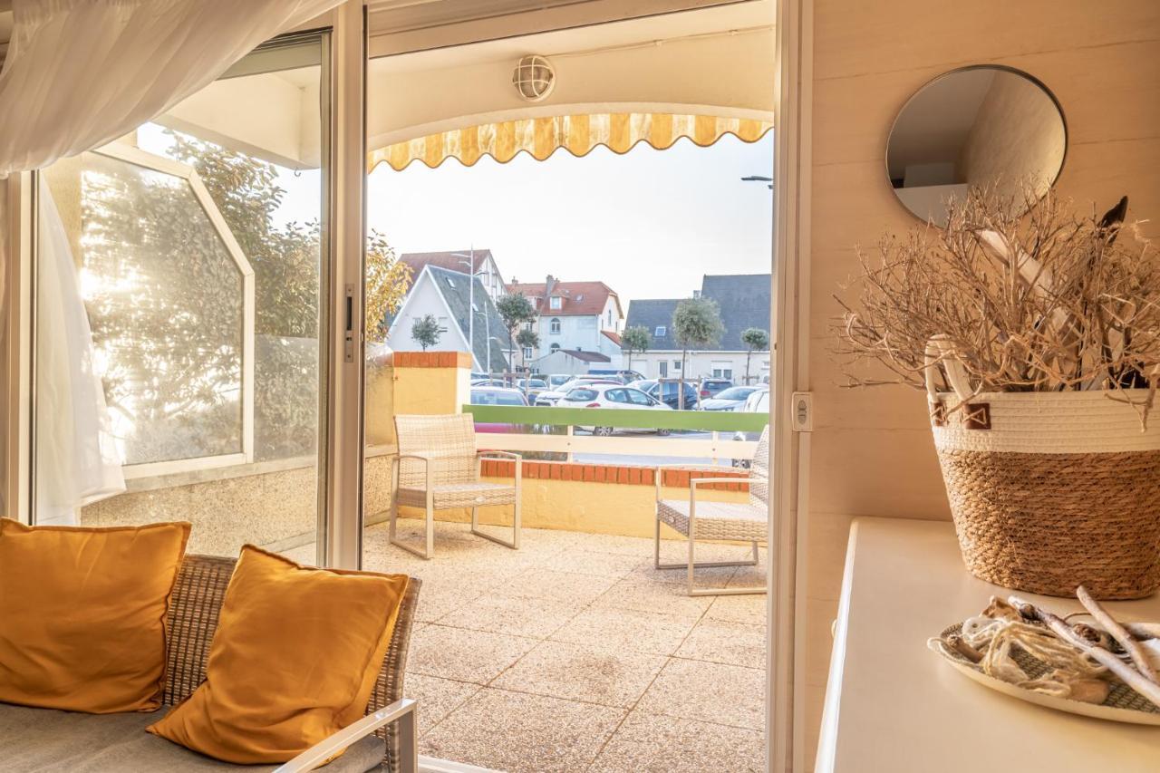 Agreable Appartement Et Terrasse A 2 Pas De La Mer Вимере Екстериор снимка