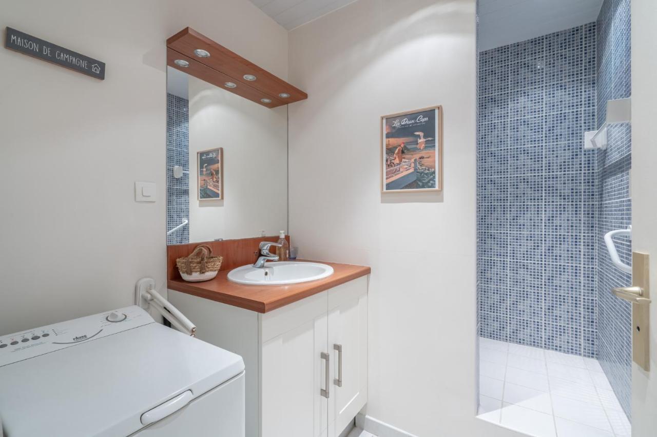 Agreable Appartement Et Terrasse A 2 Pas De La Mer Вимере Екстериор снимка