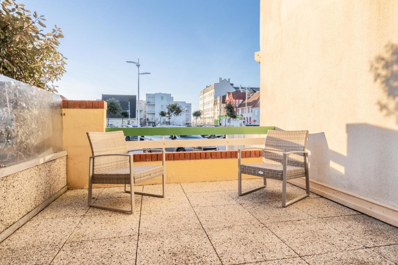 Agreable Appartement Et Terrasse A 2 Pas De La Mer Вимере Екстериор снимка